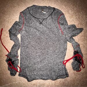 FREE PEOPLE Mountaineer Cuff Top M